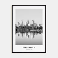 Minneapolis Portrait B&W No 2 Poster