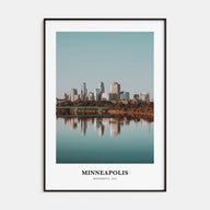 Minneapolis Portrait Color No 3 Poster