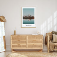 Minneapolis Portrait Color No 3 Poster