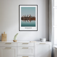 Minneapolis Portrait Color No 3 Poster