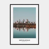 Minneapolis Portrait Color No 3 Poster