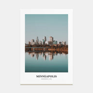 Minneapolis Portrait Color No 3 Poster