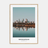 Minneapolis Portrait Color No 3 Poster