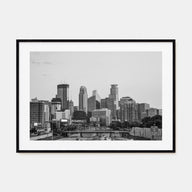 Minnesota Landscape B&W Poster