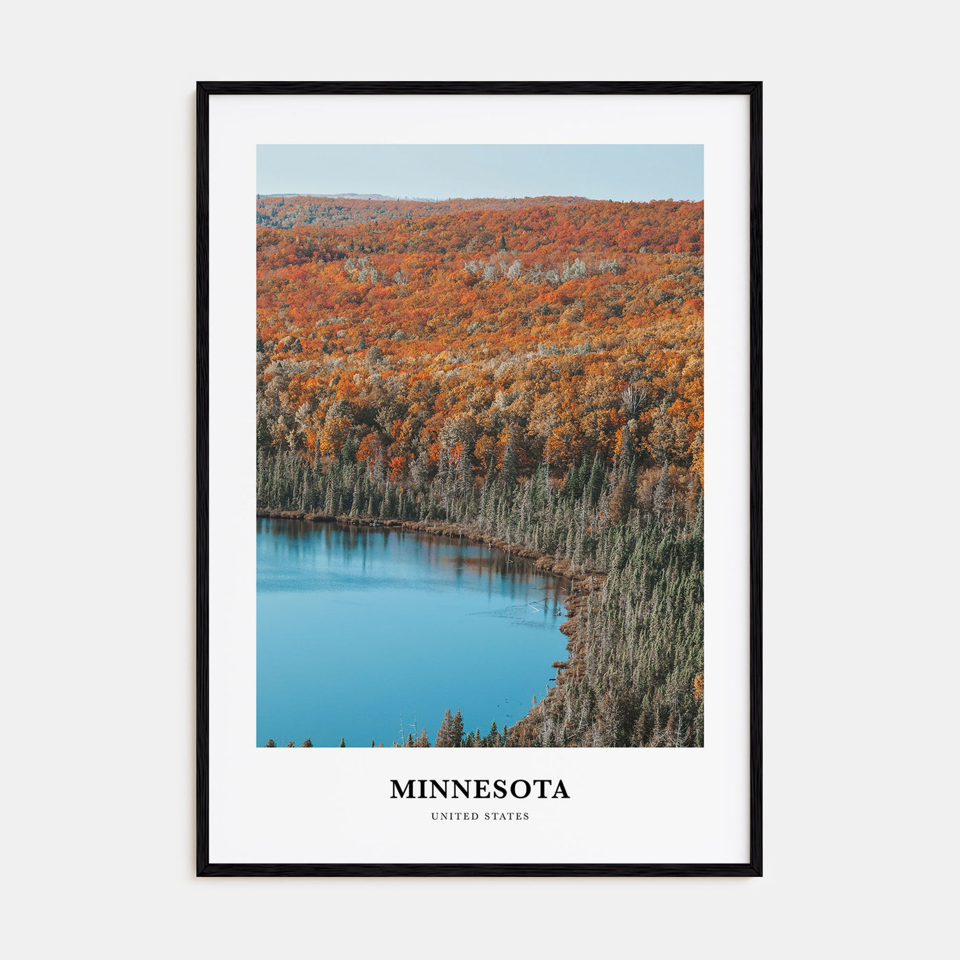 Minnesota Portrait Color No 2 Poster