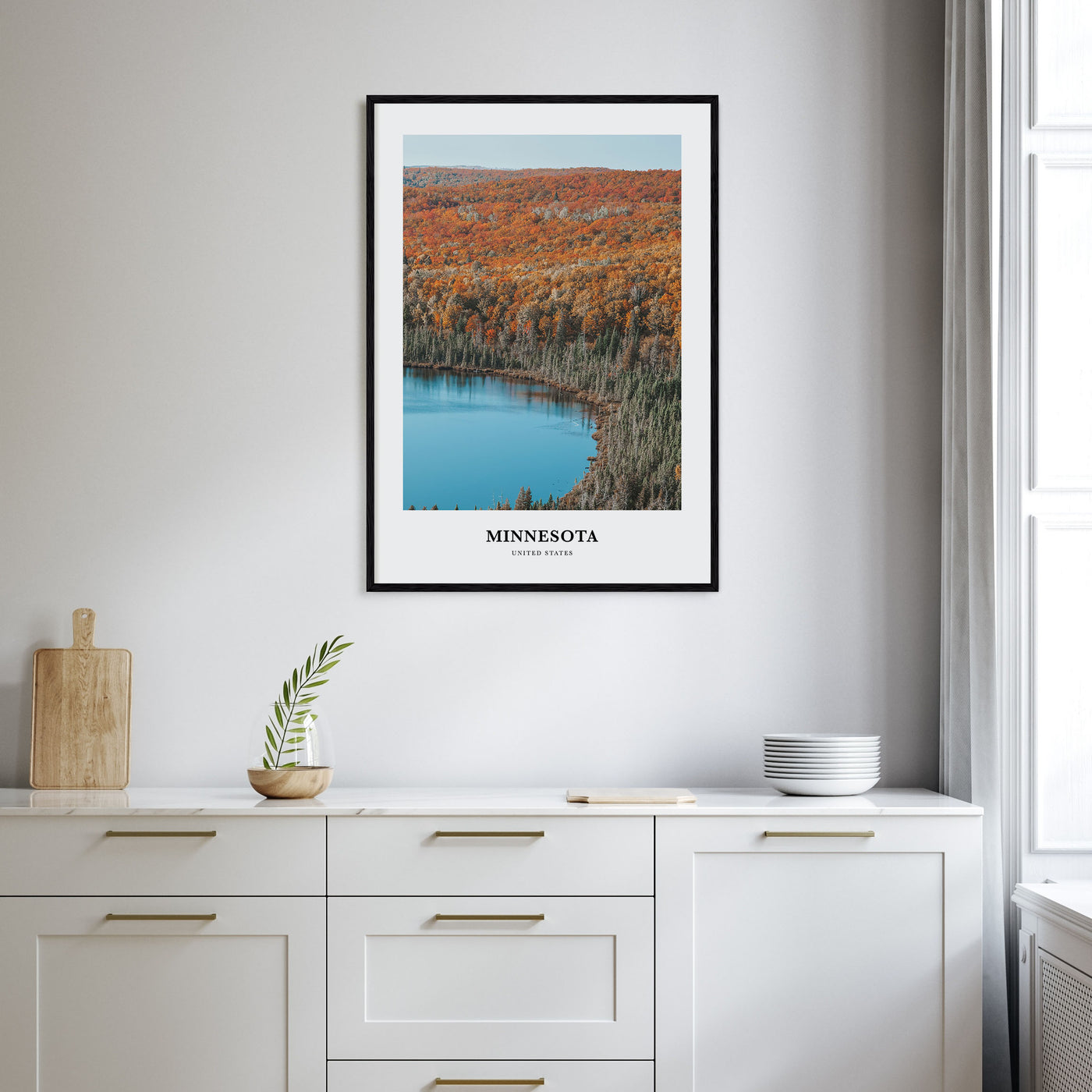 Minnesota Portrait Color No 2 Poster