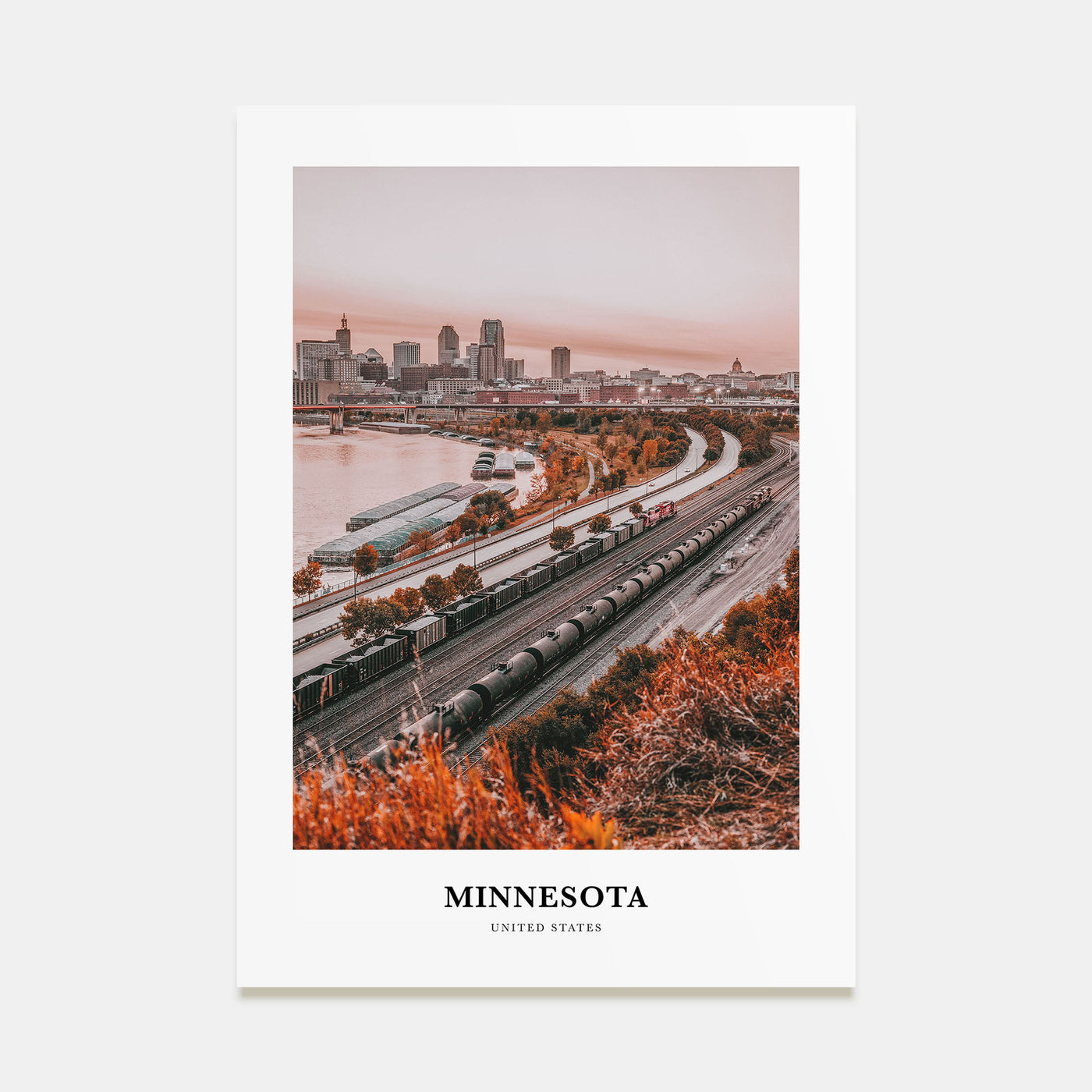 Minnesota Portrait Color No 3 Poster