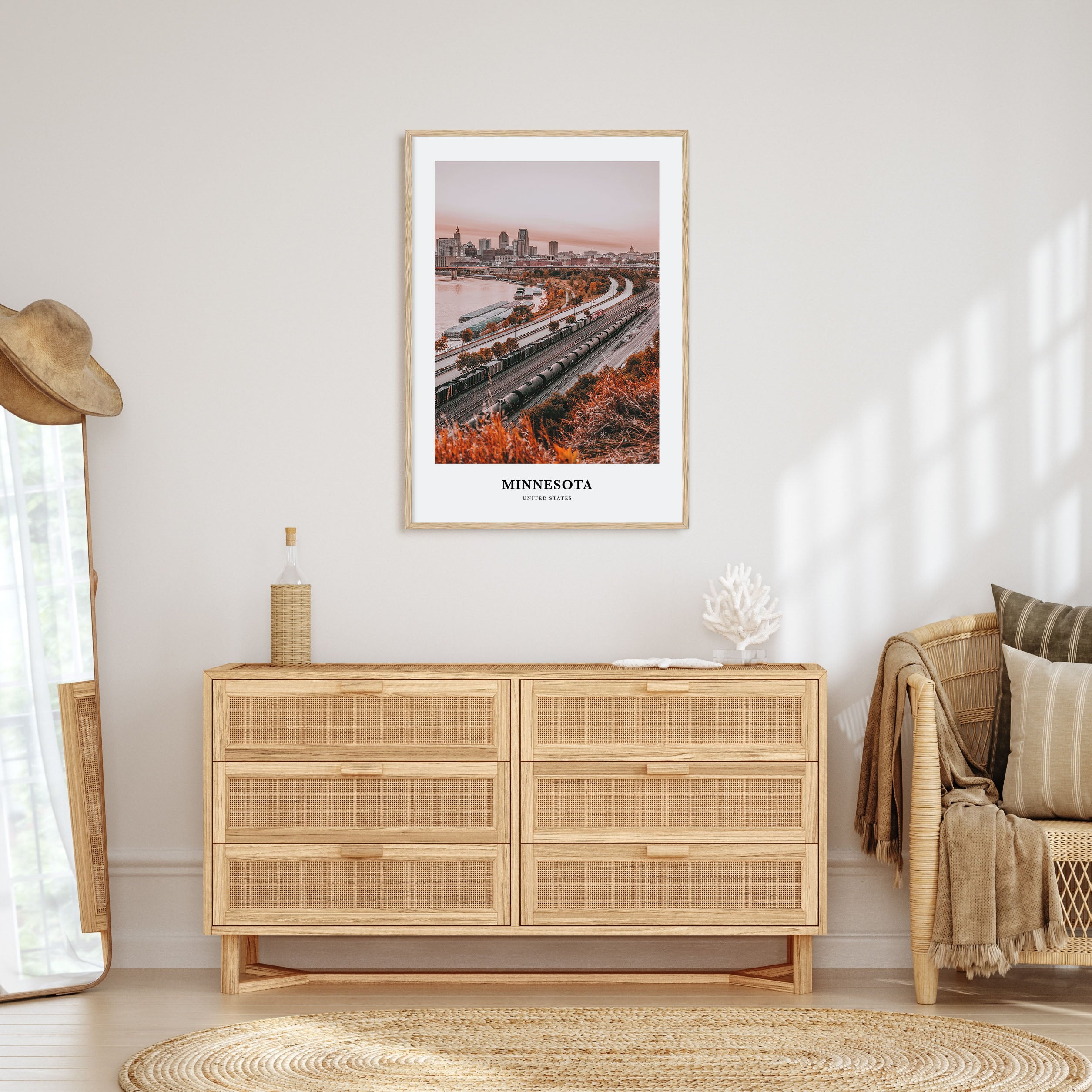 Minnesota Portrait Color No 3 Poster