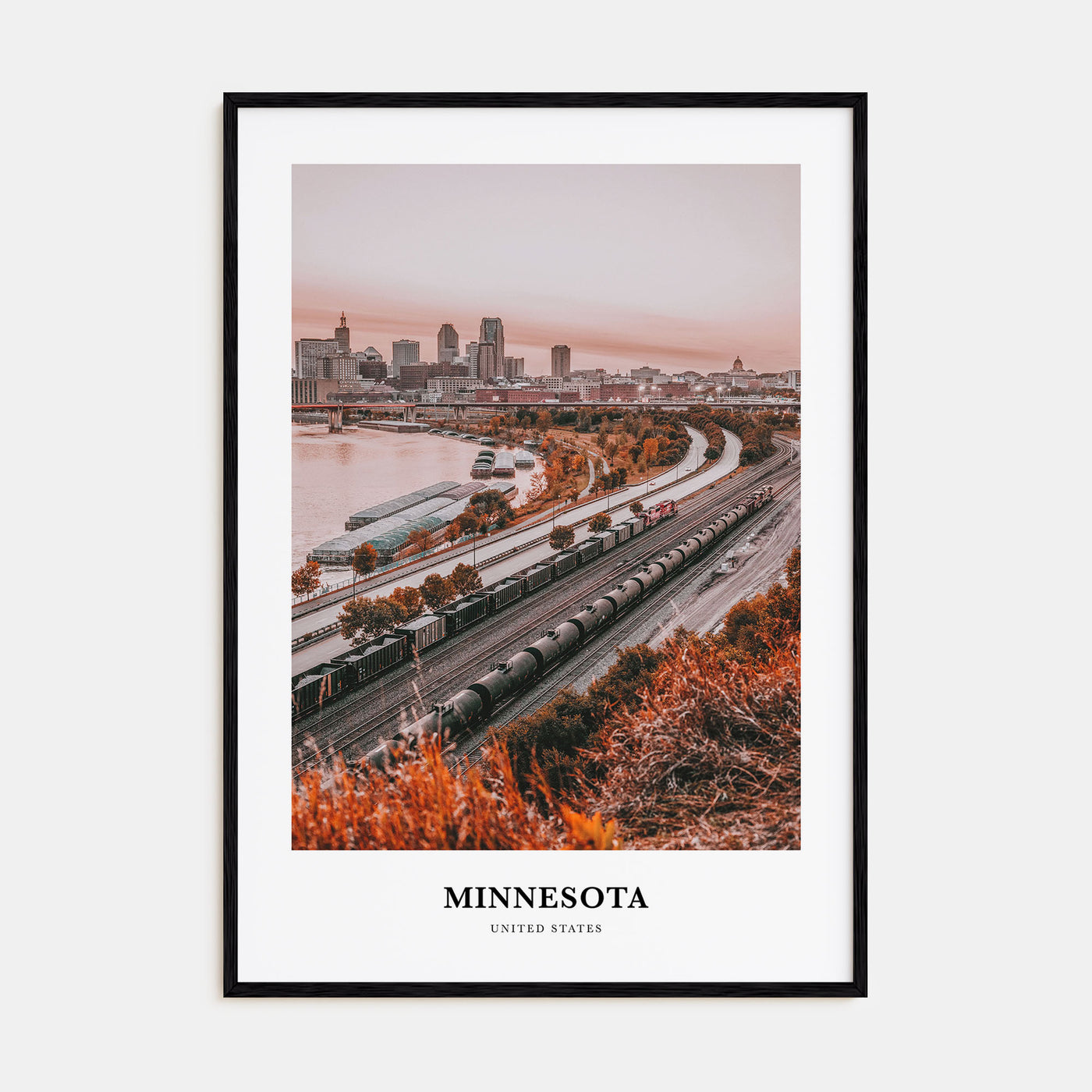 Minnesota Portrait Color No 3 Poster