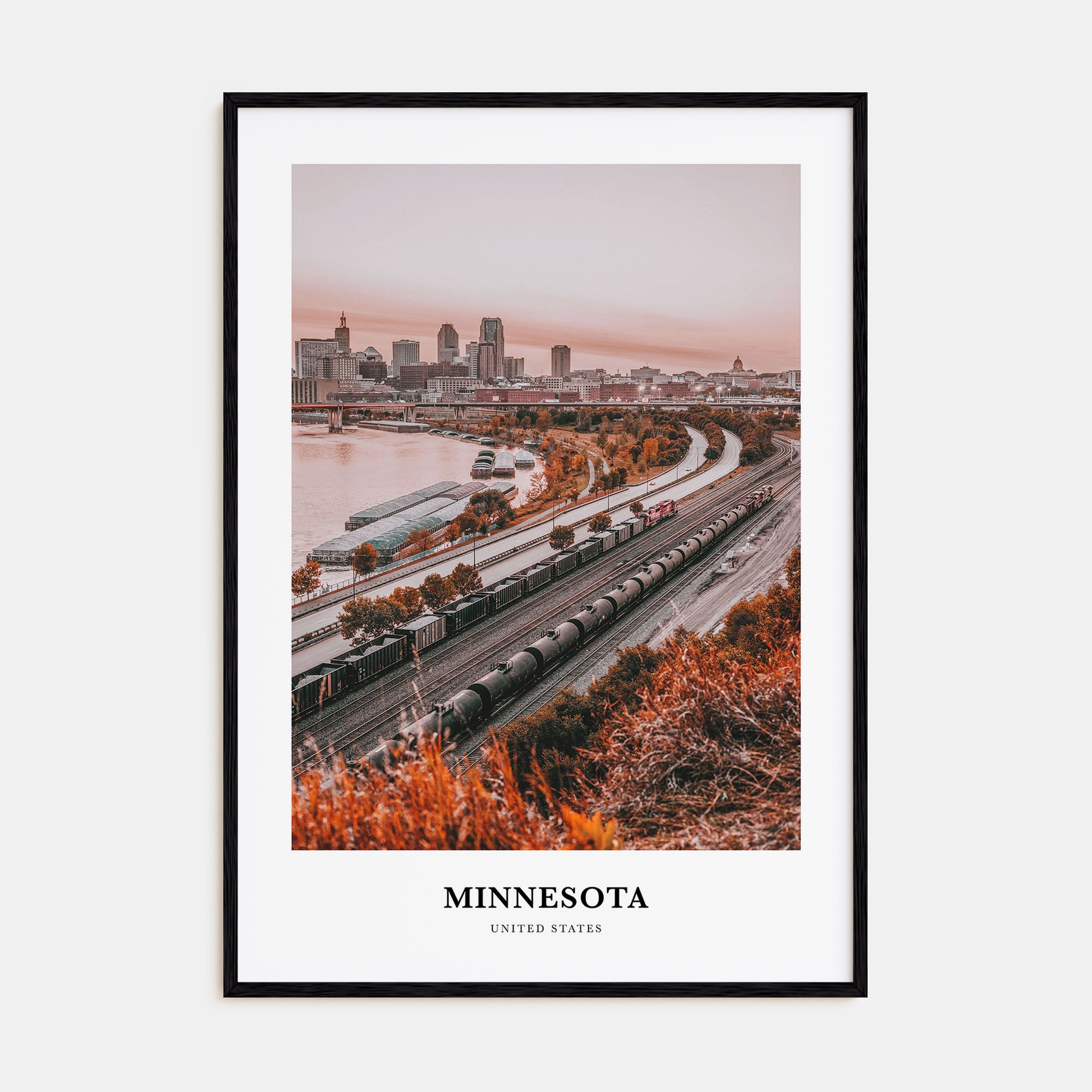 Minnesota Portrait Color No 3 Poster