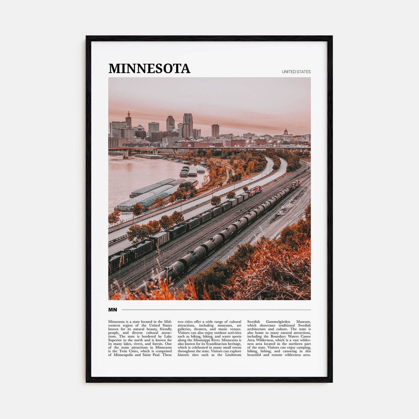 Minnesota Travel Color No 3 Poster
