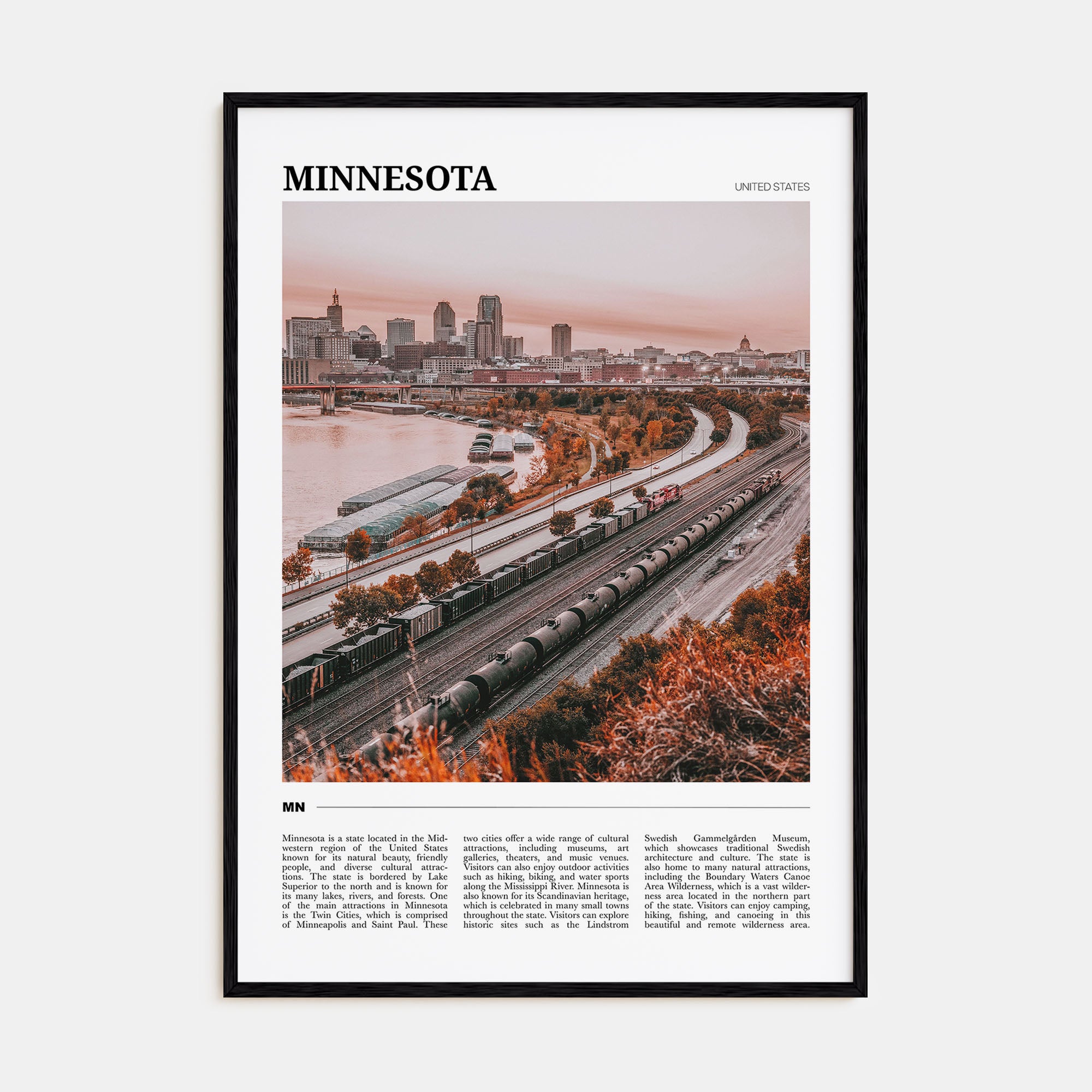 Minnesota Travel Color No 3 Poster