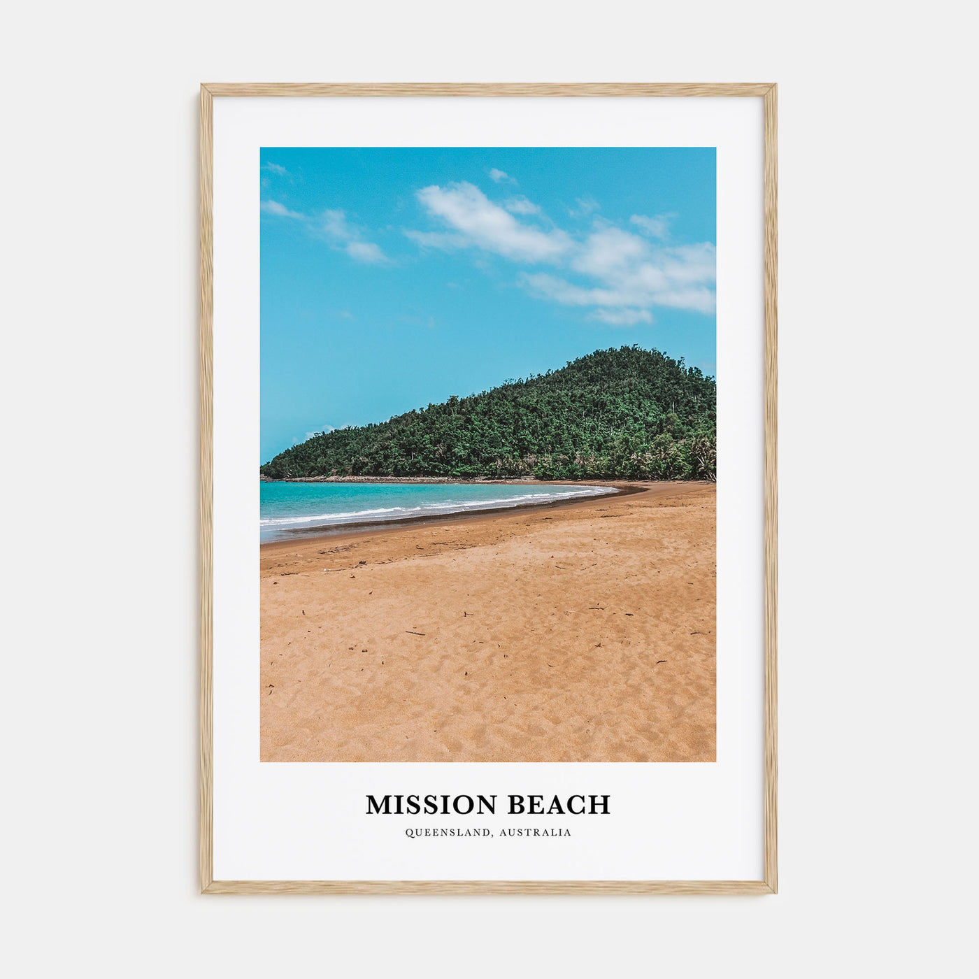 Mission Beach, Queensland Portrait Color Poster