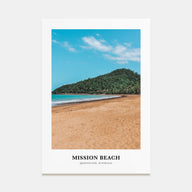 Mission Beach, Queensland Portrait Color Poster