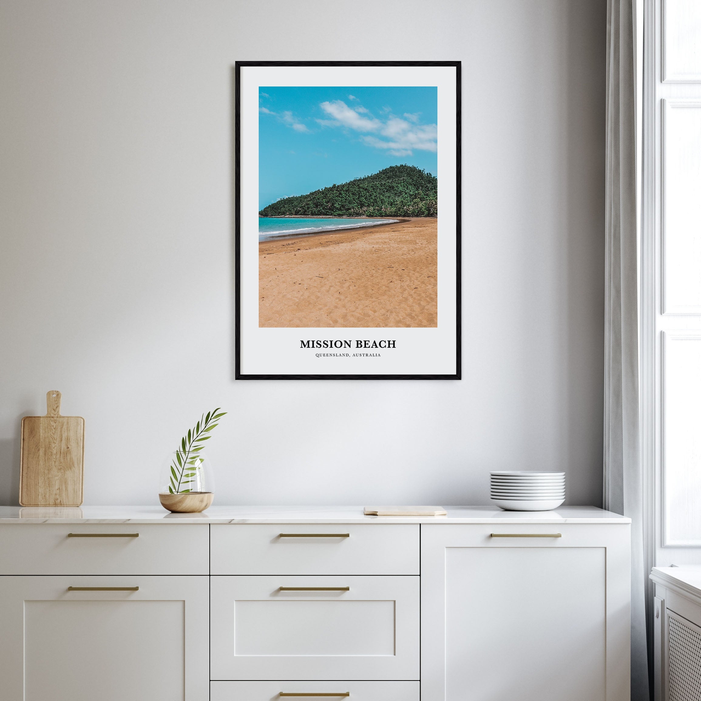 Mission Beach, Queensland Portrait Color Poster