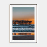 Mission Beach, San Diego Photo Color Poster