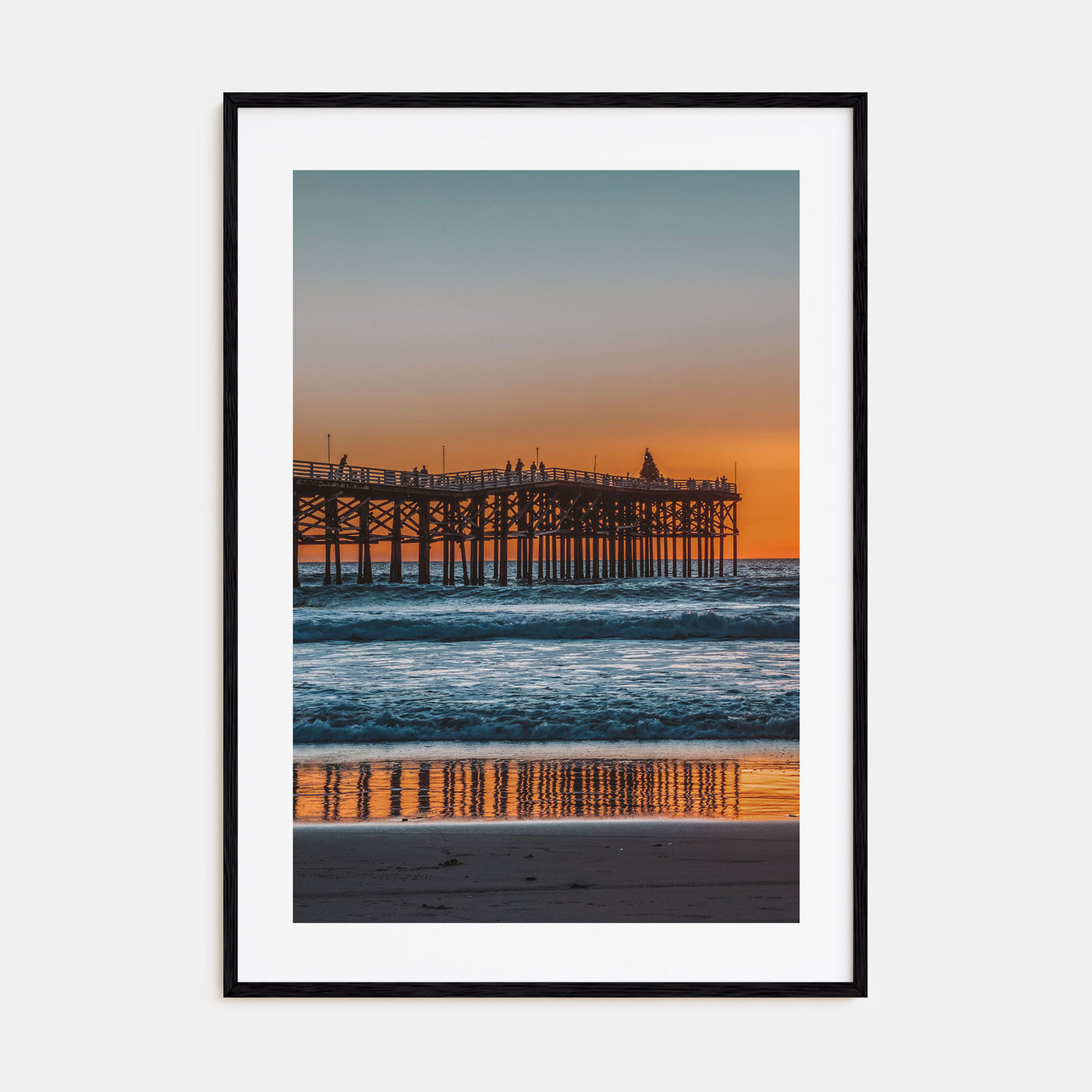 Mission Beach, San Diego Photo Color Poster