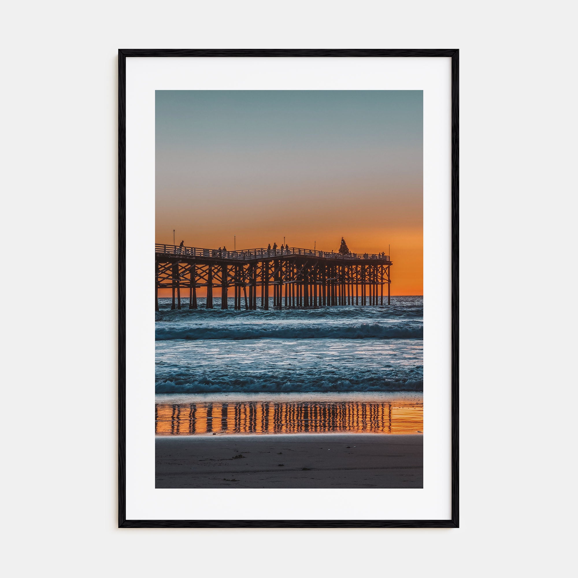 Mission Beach, San Diego Photo Color Poster