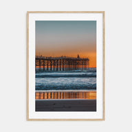 Mission Beach, San Diego Photo Color Poster