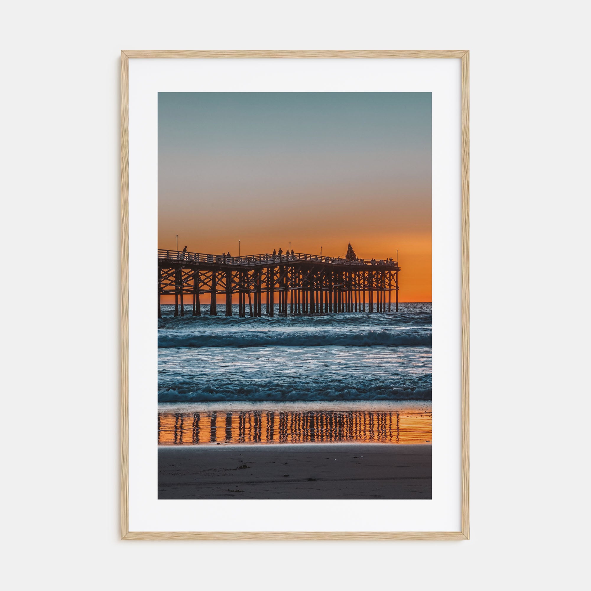 Mission Beach, San Diego Photo Color Poster