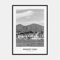 Mission Viejo Portrait B&W Poster