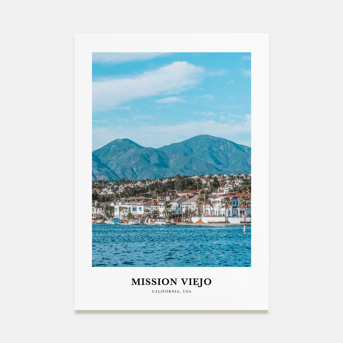 Mission Viejo Portrait Color Poster