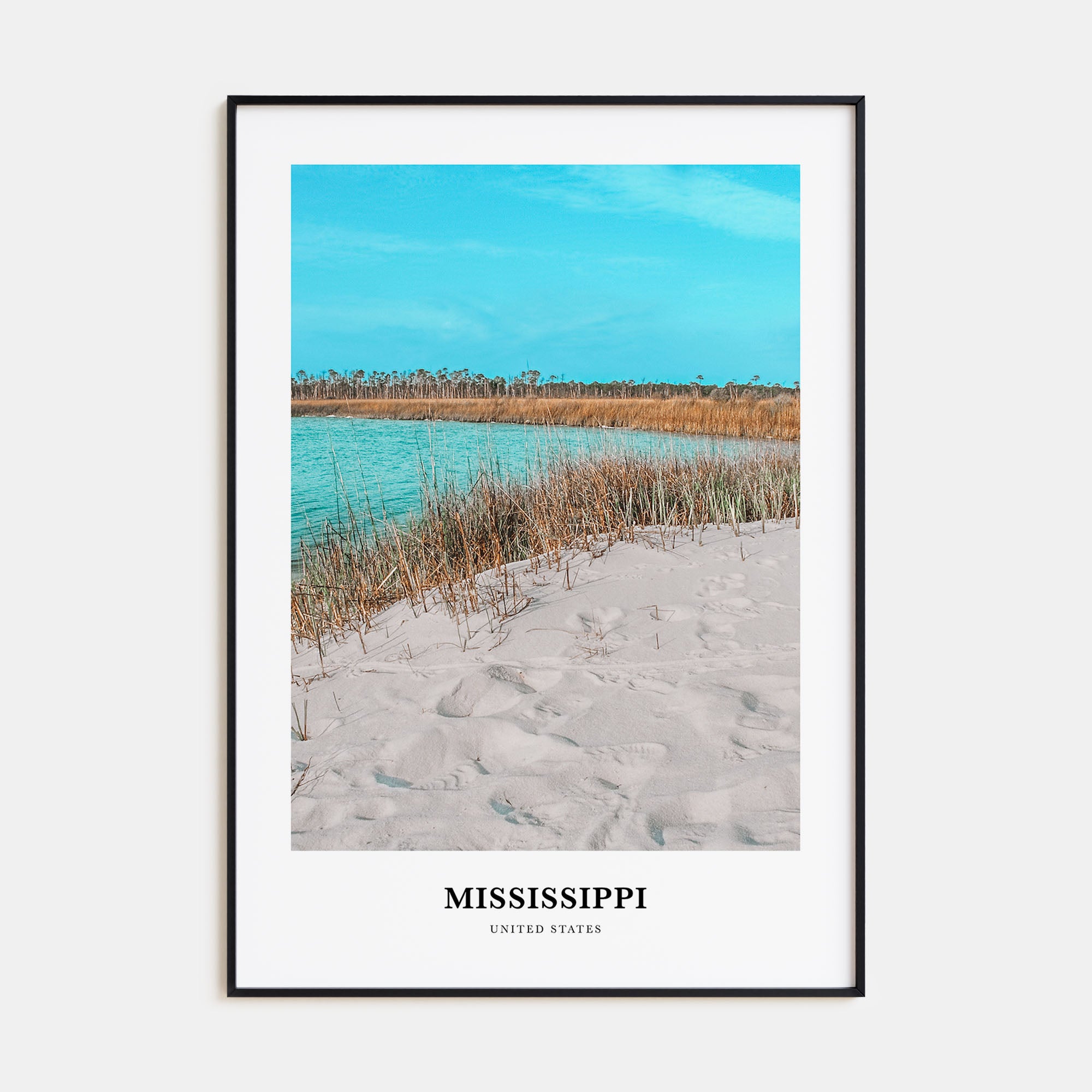 Mississippi Portrait Color No 1 Poster