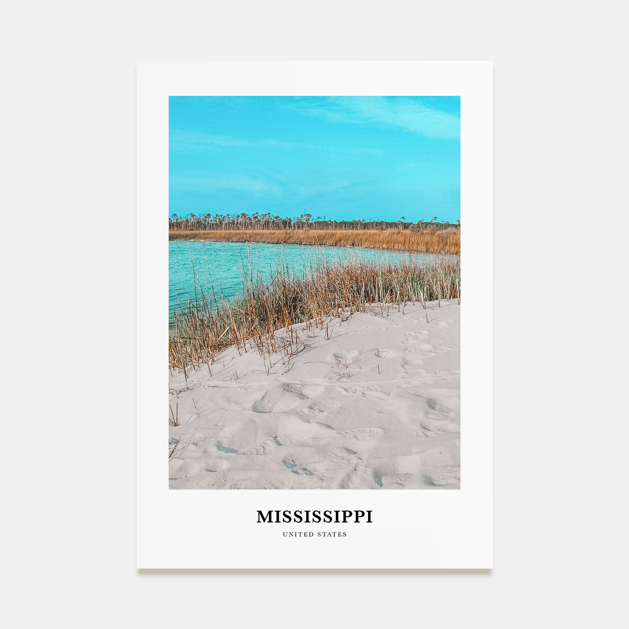 Mississippi Portrait Color No 1 Poster