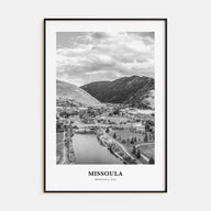 Missoula Portrait B&W Poster