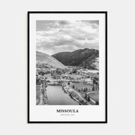 Missoula Portrait B&W Poster