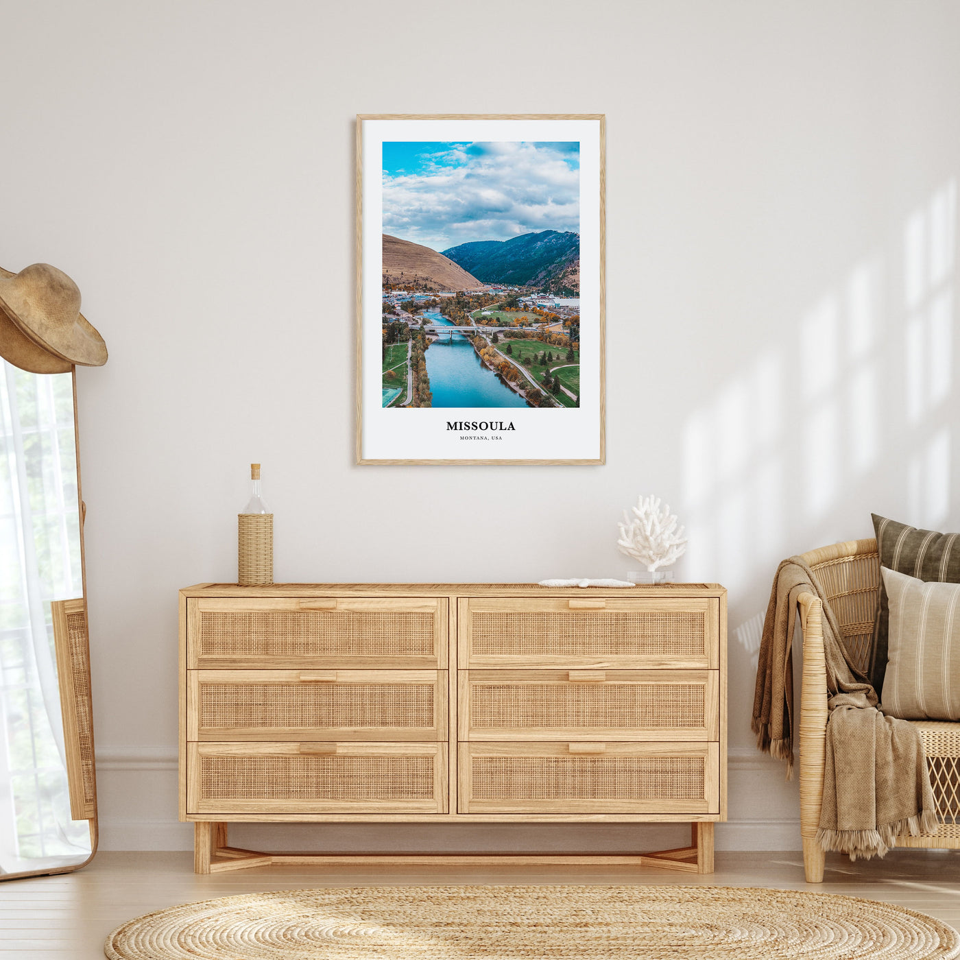 Missoula Portrait Color Poster