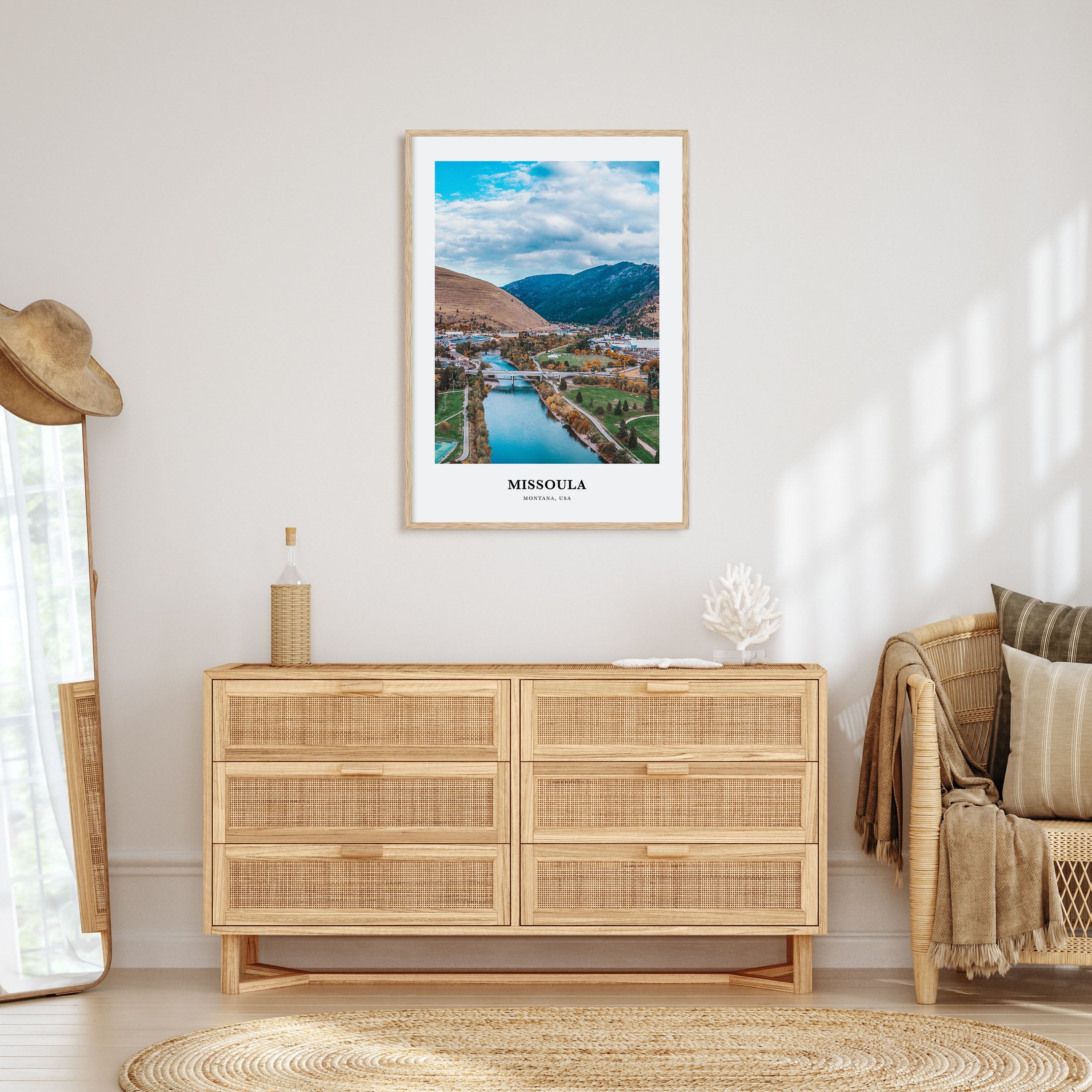Missoula Portrait Color Poster