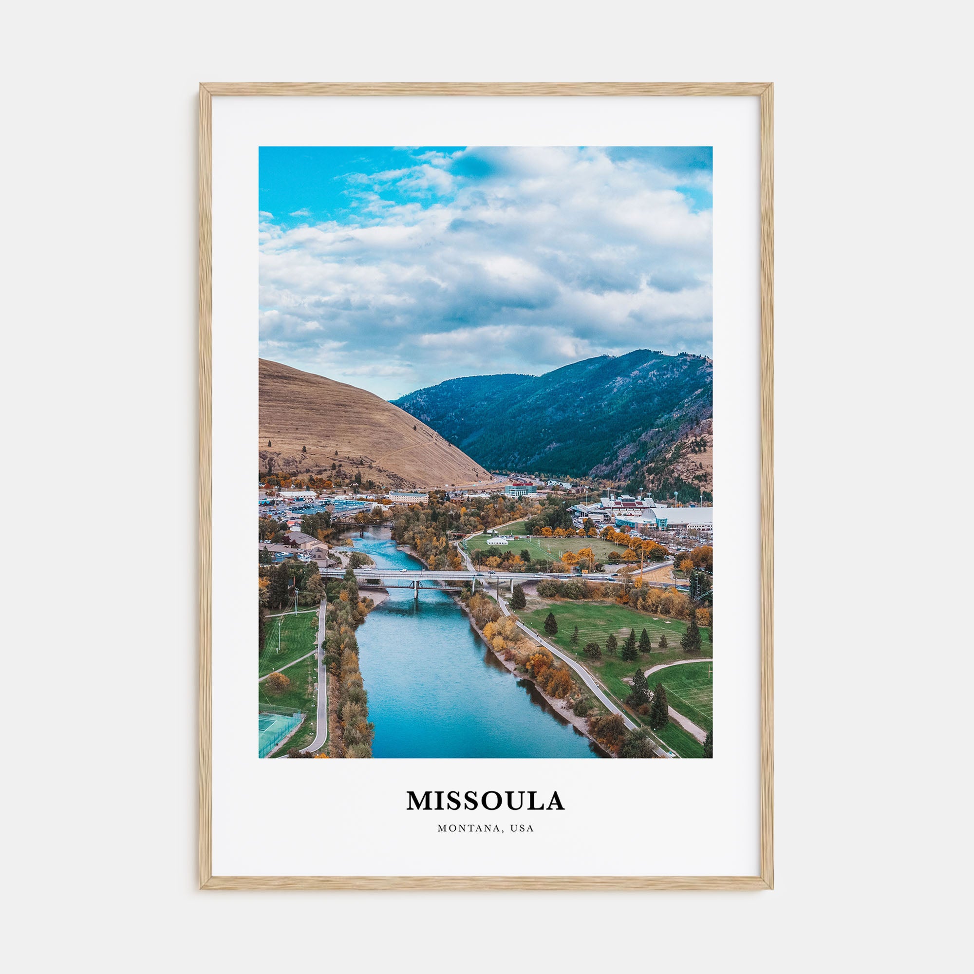 Missoula Portrait Color Poster