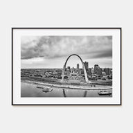 Missouri Landscape B&W Poster
