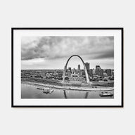 Missouri Landscape B&W Poster