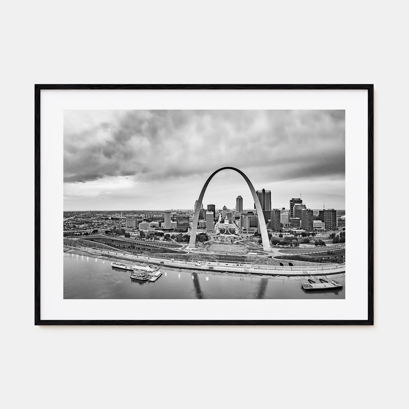 Missouri Landscape B&W Poster
