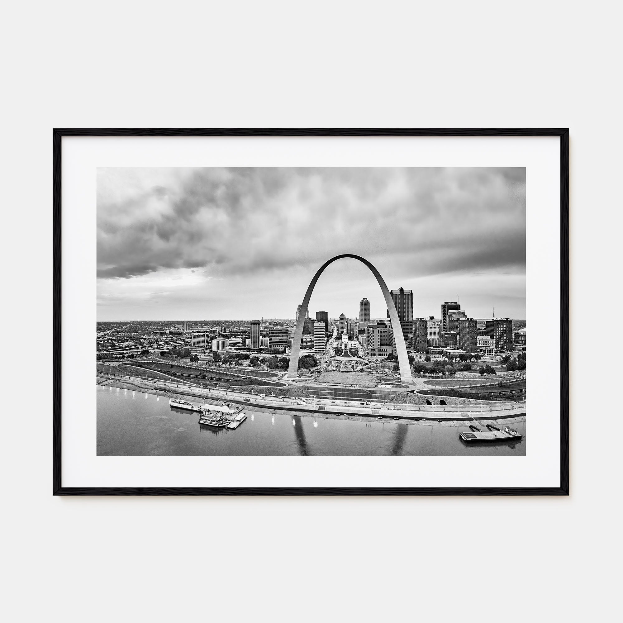 Missouri Landscape B&W Poster