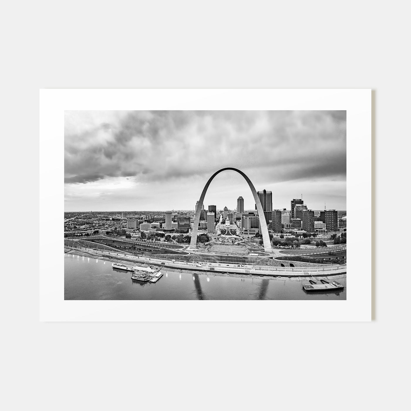 Missouri Landscape B&W Poster