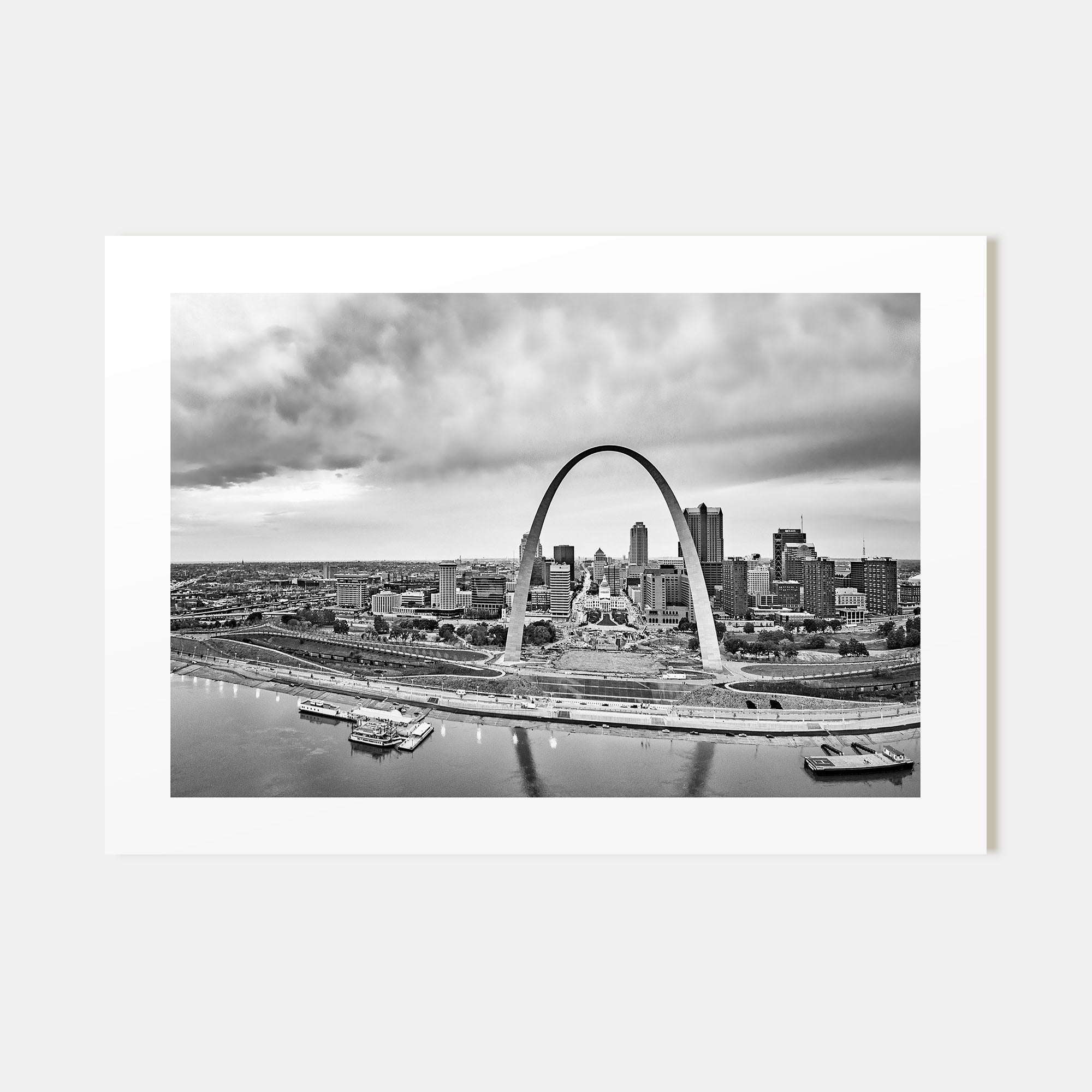 Missouri Landscape B&W Poster