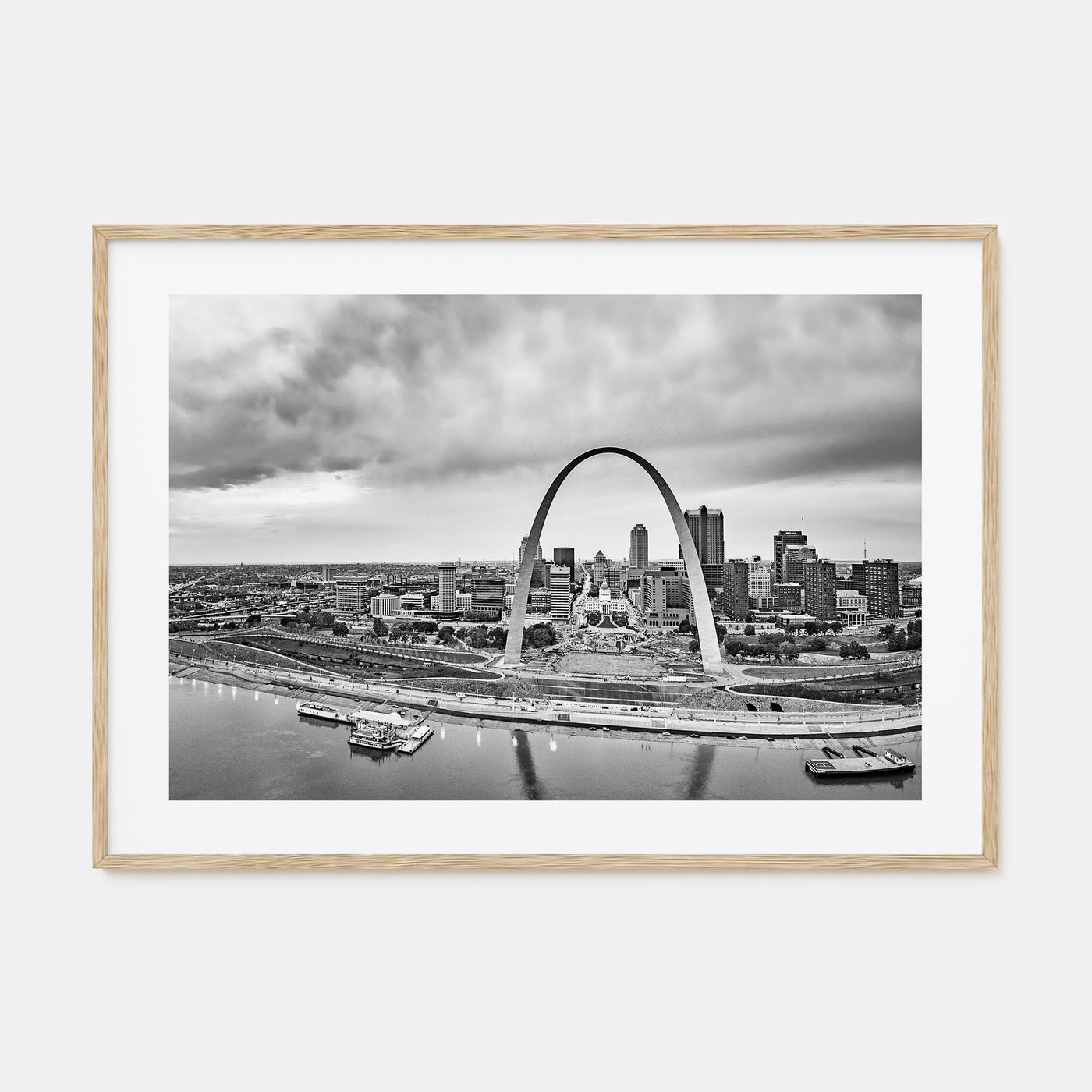 Missouri Landscape B&W Poster