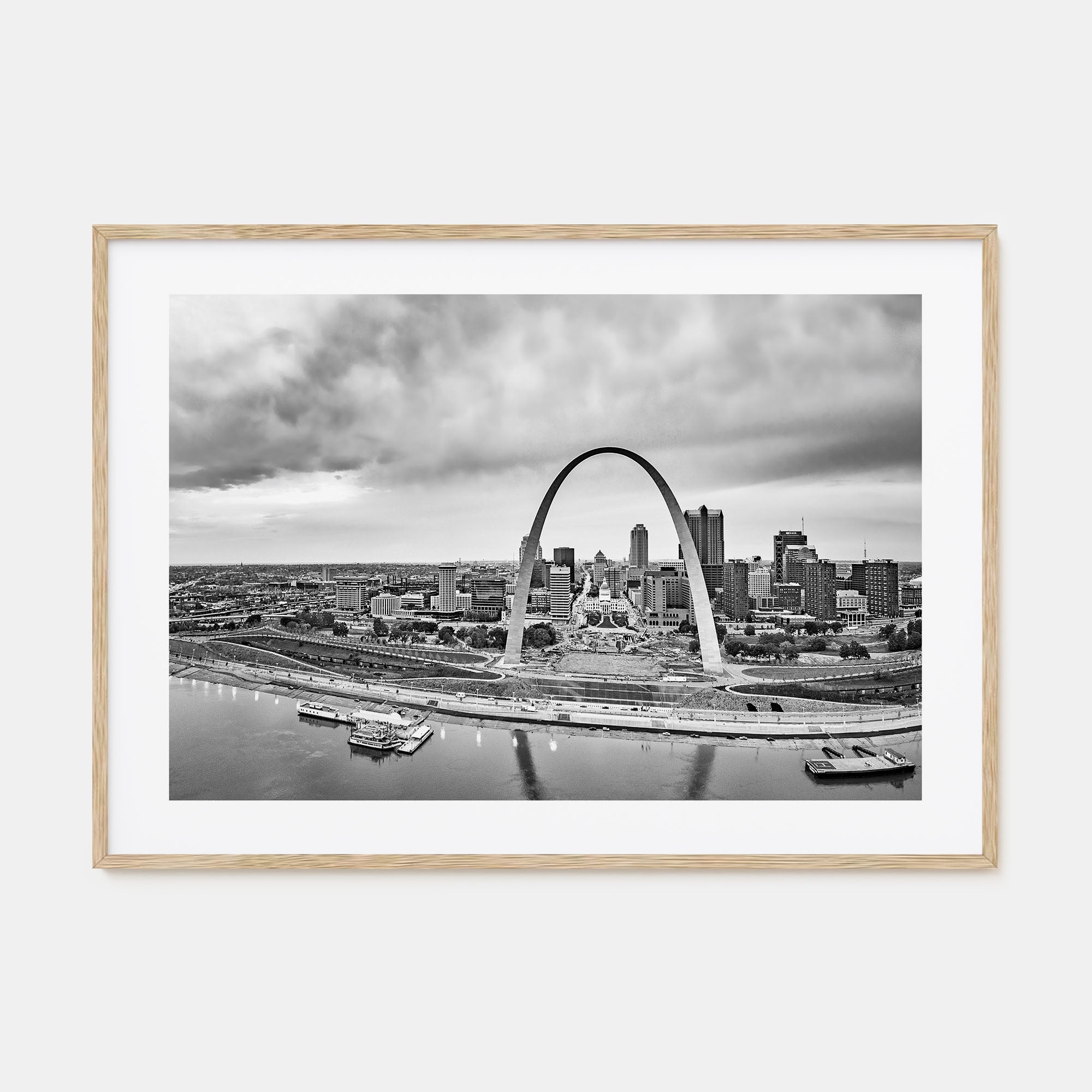 Missouri Landscape B&W Poster
