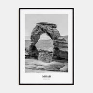 Moab Portrait B&W Poster