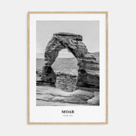 Moab Portrait B&W Poster