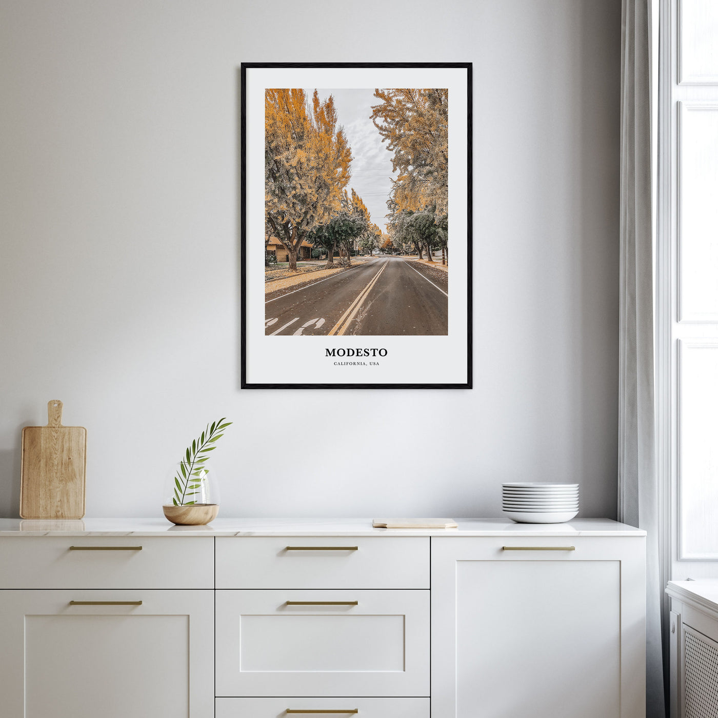 Modesto Portrait Color Poster