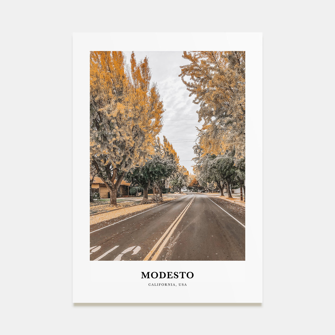 Modesto Portrait Color Poster