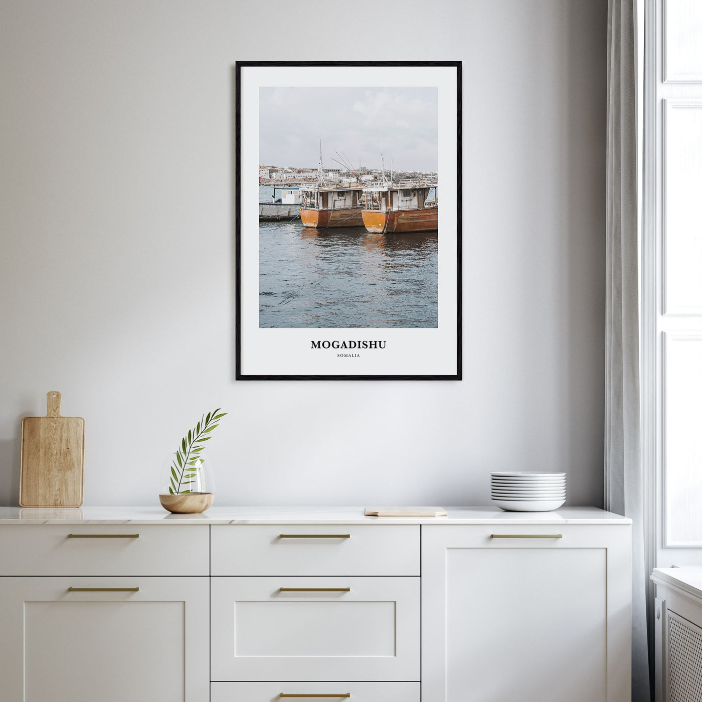 Mogadishu Portrait Color Poster