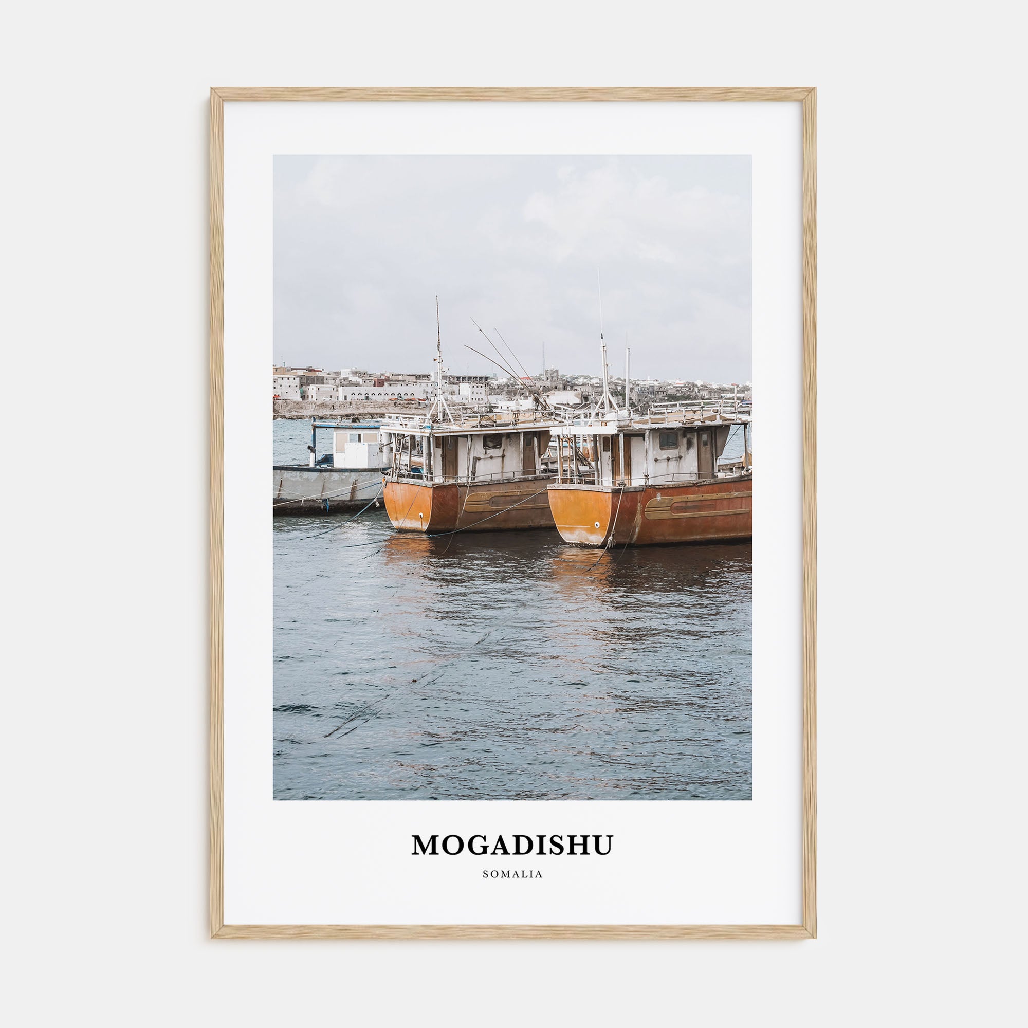 Mogadishu Portrait Color Poster