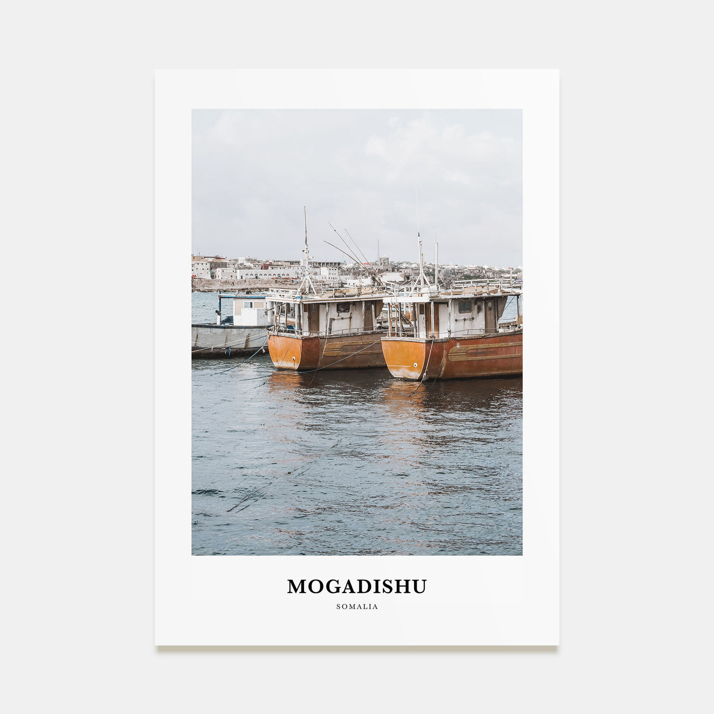 Mogadishu Portrait Color Poster
