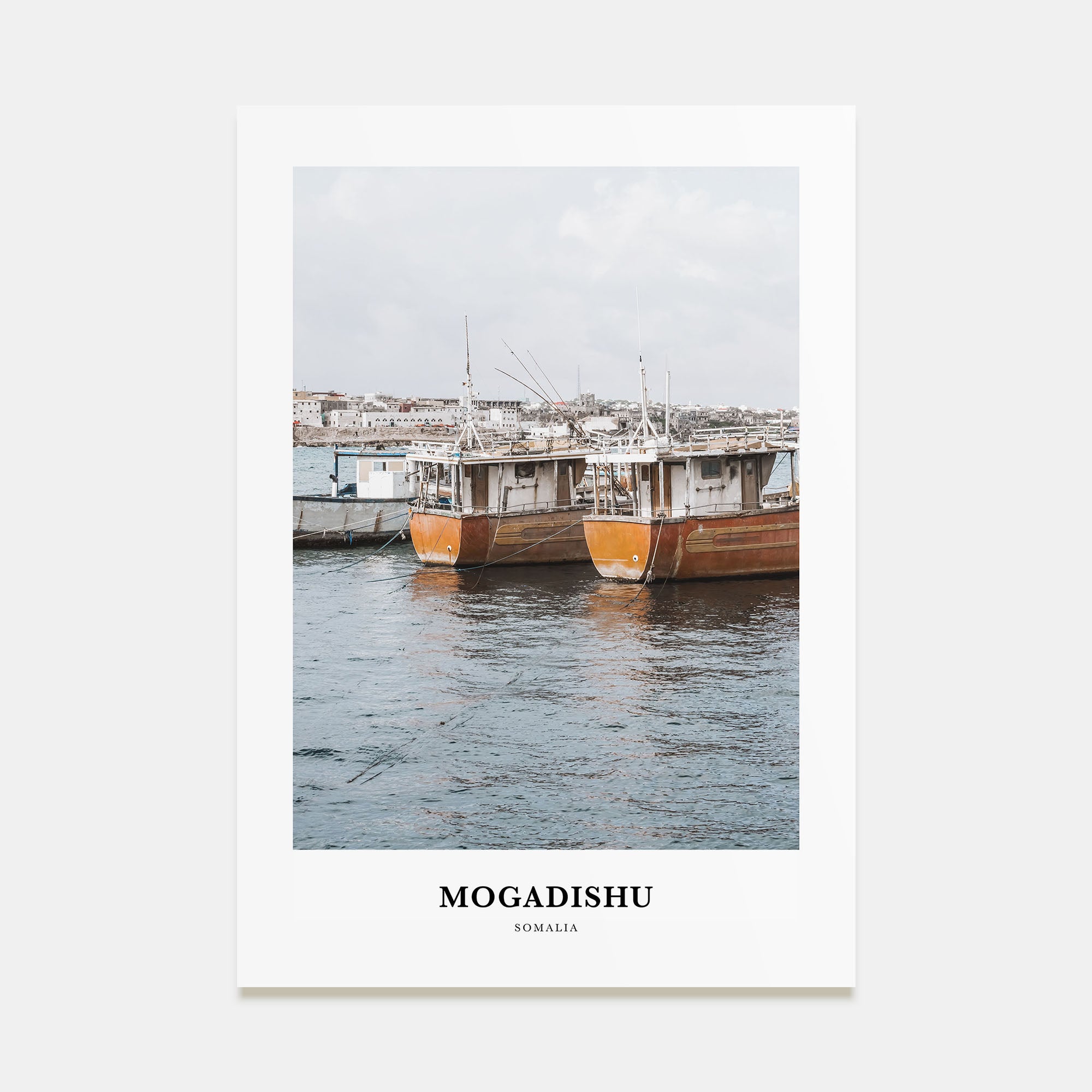 Mogadishu Portrait Color Poster