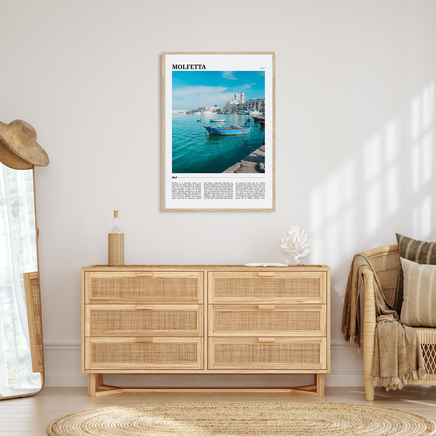 Molfetta Travel Color Poster